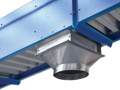 Detail of our bucket elevator for bulk products